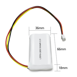 JINTION 3.2V 3000mAh LiFePO4 Baterai Pengganti Lampu Darurat untuk Tridonic 28002319 2B CON - Product Image 2
