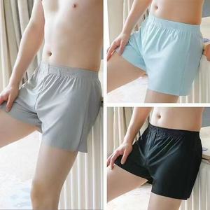 Pantalones de <span class=keywords><strong>Pijama</strong></span> para <span class=keywords><strong>Hombre</strong></span>, de Seda de Hielo, Finos, Holgados, Sin Costuras, de Secado Rápido, Transpirables, Sólidos, para Todas las Temporadas - Product Image 2