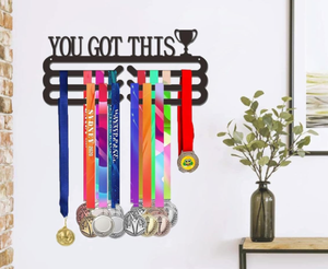 Support mural créatif en métal pour médailles « <span class=keywords><strong>You</strong></span> <span class=keywords><strong>Got</strong></span> This » – Nouveauté, directement de l'usine du Fujian - Product Image 4
