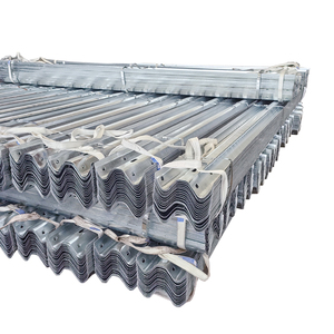 Barandilla de carretera galvanizada de acero W Beam, barrera de tráfico, placa de barrera de choque de seguridad vial corrugada para carretera - Product Image 6