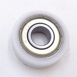 6000ZZ 6000-2Z Tamaño personalizado POM Nylon poliuretano pu rodamiento recubierto de goma 6000 manguito de plástico para rodamientos de rodillos de puerta corredera - Product Image 4