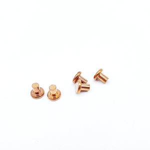 SDPSI DCT Non Standard <span class=keywords><strong>Petit</strong></span> <span class=keywords><strong>Rivet</strong></span> Solide À Tête Plate En <span class=keywords><strong>Laiton</strong></span> De Cuivre Violet De Haute Qualité - Product Image 4
