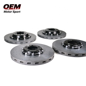 Kit de freinage haute performance OEM Motor Sport en carbone-céramique jaune à 6 ou 4 pistons, ensemble de disques pour 911 Turbo Cayenne complet - Product Image 5