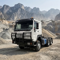 Camion tracteur Sinotruk HOWO 371 6x4 d'occasion, fiabilité éprouvée, moteur WD615, avec boîte de vitesses, moteur et pompe, pour le marché africain