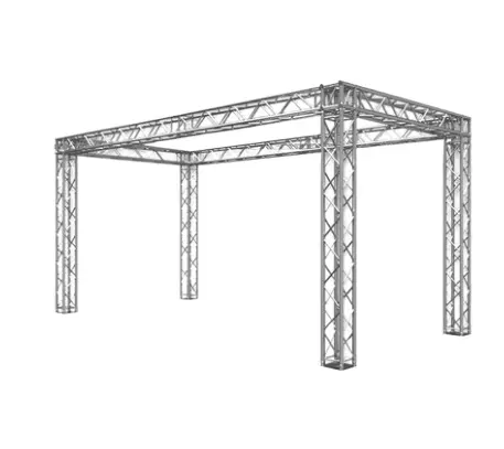 โครงสร้างโครงโครงสุญญากาศกรอบอลูมิเนียมสําหรับงานแต่งงานตกแต่งไฟเวทีนิทรรศการ 30 * 10ft ระบบโครงโครง