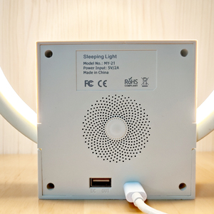 Lámpara de Noche Táctil Portátil con Regulador de Intensidad, Ruido Blanco Natural, Pantalla de Hora, Carga USB, Sensor Infrarrojo para Coche, Hotel, Hogar, 1 Año de Garantía - Product Image 5