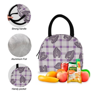 Hawaii Kalo Design Custom Print Waterproof Lightweight Students <b>Backpack</b> Book Bags <b>Kids</b> Children School Bag Set with Lunch Box - Product Image 4