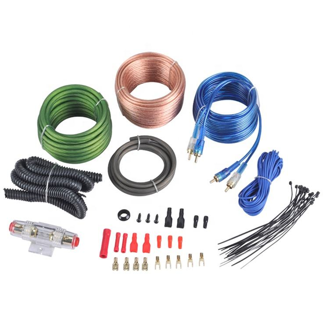 OFC and CCA High-quality Automotive Speaker Wiring Kits Can Be Customized 8Ga Cable WK-801wiring Kits Complete Range of Types