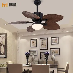 Trang Trí Khách Sạn 52Inch Cổ Điển LED Trần Chandelier Với Fan Hâm Mộ Và Điều Khiển Từ Xa