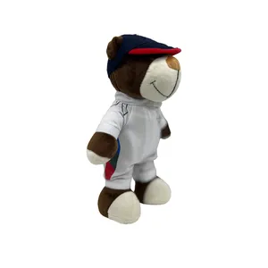 Factory Custom Car Gift Brown Plush Bear Toy Wholesale Lovely Teddy Bear Plush Animal Toy Doll