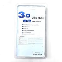 Prise en charge haute vitesse de l'adaptateur d'extension de répartiteur de HUB Plug and Play 3.0 avec Indication LED Hub USB3.0 à 7 ports