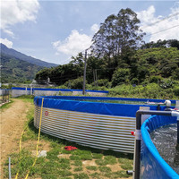 1000-200000 Gallonen Wassertank aus verzinktem Stahl Silo Lives tock Farm Regenwasser sammel tank für Rinder trinkwasser