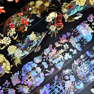 เทป PET ลายพัดใหญ่ สำหรับตกแต่งสมุดแพลนเนอร์ ปฏิทินรายวัน รายสัปดาห์ รายเดือน แบบ DIY - Product Image 2