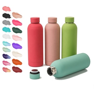 Lower MOQ Cheaper Customized Promotional Double Wall Insulated Vacuum Metal Bottle Stainless Steel Flask - Product Image 1