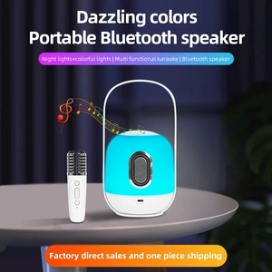 New Outdoor Atmosphere <strong>Light</strong> BT Wireless Rechargeable <strong>Speaker</strong> <strong>Portable</strong> Camping Touch Controlling LED <strong>Light</strong> <strong>Speaker</strong> - Product Image 4