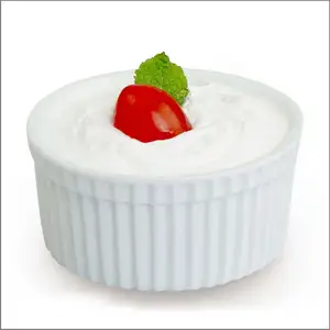 Trắng Sauce Ramekin gốm sứ ramekins bát đặt 2oz Gốm mini Ramekin Cup bánh món ăn cho Baking