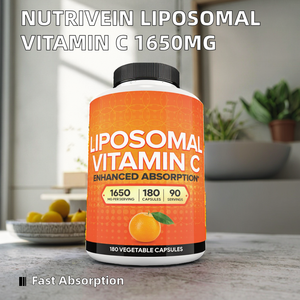 180 Cápsulas de Suplemento de Vitamina C Liposomal Premium 1650mg, 120 Cápsulas Vegetales, Suplemento de Vitamina C Liposomal de Alta Absorción - Product Image 4