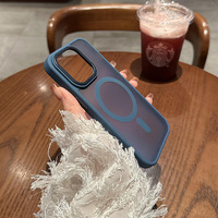 Coque de téléphone portable magnétique mate populaire avec recharge sans fil pour iPhone 18 17 16 15 14 13 12 11 Pro Max