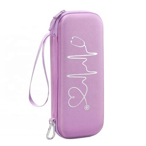 Prêt pour l'expédition Étui stéthoscope dur eva durable à impression <span class=keywords><strong>rose</strong></span> pour médecins Étui de rangement léger à fermeture éclair pour voyage - Product Image 6