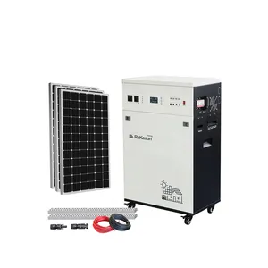 离网太阳能电池板套件1KW 3KW 5KW 48v Dc至220v Ac 3KW太阳能系统