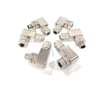Conector circular industrial a prueba de agua IP67 M12 Conector de sensor de 4/5/8 pines Codificado en A