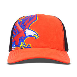 Casquette de baseball ajustable en daim à 5 panneaux avec broderie plate personnalisée TCAP Chine - Product Image 2