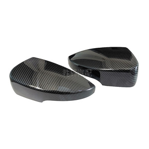 Carbon Fiber <b>Mirror</b> Covers For Ford Focus C Max Full Set Spherical Reflector <b>Plastic</b> Material 3m Tape Installation - Product Image 2