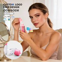 Tube de gloss à lèvres vide en plastique avec logo personnalisé, bouchon à vis, options de couleur personnalisées, tailles de 3 ml à 20 ml