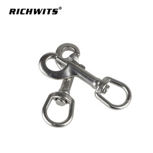 RICHWITS Gancho giratorio de acero inoxidable 316 con cierre de resorte para mascotas, perros, artículos de buceo y fijación. - Product Image 4