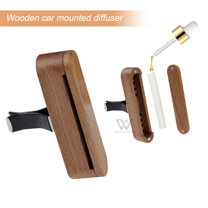 Deodoranti per Auto Ecologici con Clip per Bocchette dell'Aria in Legno di Noce Nero, Diffusore di Profumo per Auto - Product Image 3
