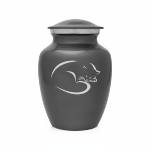 โกศทองเหลืองสำหรับงานศพโกศสำหรับสัตว์เลี้ยงขนาดเล็กคลาสสิกอุปกรณ์ที่ระลึกของสัตว์เลี้ยงที่สนุกสนานและสง่างามทันสมัยทันสมัย - Product Image 1