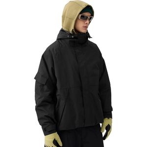 Veste de snowboard unisexe personnalisée avec capuche, imperméable 20K, coupe-vent, respirante, pour activités de plein air - Product Image 2