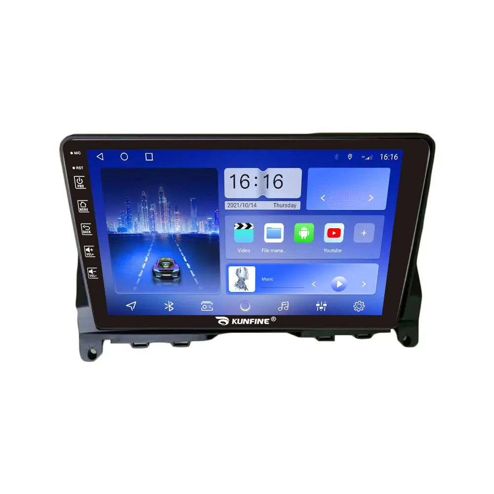 Unidad Central de 9 pulgadas para coche Benz clase C, dispositivo con doble 2 Din, ocho núcleos, cuatro núcleos, estéreo, navegación GPS, android, 2007-2010