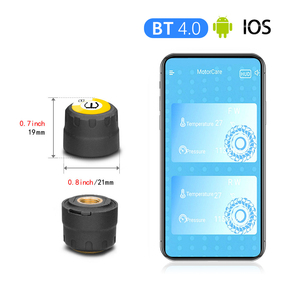2 sensores Bluetooth motocicleta <span class=keywords><strong>TPMS</strong></span> sistema de control de presión de neumáticos para Android/IOS Pit Bike herramientas de diagnóstico de neumáticos de coche - Product Image 3