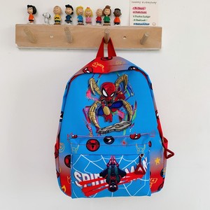 Mignon dessin animé <span class=keywords><strong>Marvel</strong></span> Spider Man sac à dos téléphone Snack jouets stockage enfants sac à dos Anti-perte étudiant cartables sacs personnalisés - Product Image 5