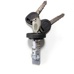 Cylindrical <b>Lock</b> Cylinder 19120038 Stainless Steel 3 <b>Keys</b> For Chevrolet Ignition - Product Image 1