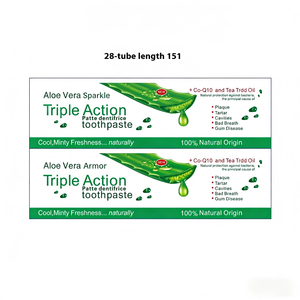 OEM Dentifrice d'essence végétale cristal d'aloe vera personnalisé rafraîchissant à base de plantes pour la <span class=keywords><strong>protection</strong></span> des gencives Stock transfrontalier à usage domestique - Product Image 4