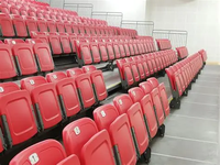Chaise de stade pliable résistante aux intempéries et imperméable avec dossier pour les sports de plein air