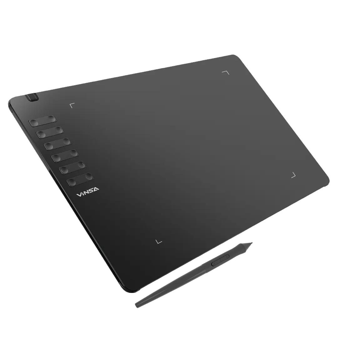 VINSA T1161 Design Tablet Nueva llegada Passive EMR Stylus Tableta de dibujo gráfico con interfaz USB