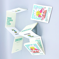 Brochure de catalogue pliable en papier couché de qualité supérieure personnalisée Manuel d'instructions Impression de livres arabes en gros