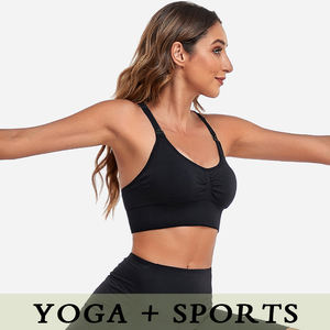 Toptan <span class=keywords><strong>M</strong></span> L XL üst açık klipsler annelik dikişsiz spor eller serbest meme pompalama hemşirelik emzirme sutyen - Product Image 4