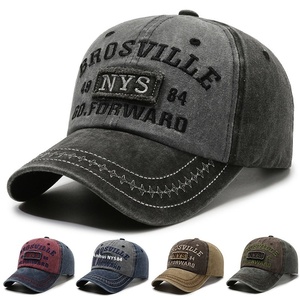 Gorra de béisbol con bordado de letras para mujer de estilo coreano, gorra de pato con ala curva desgastada, sombrero de Hip-Hop con hebilla de Metal para parejas y hombres - Product Image 2
