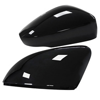 6R0857537C9B9 6R0857538C9B9 Cubiertas de Espejos Retrovisores Laterales Negros Brillantes para VW Polo 6R 09-18 hasta 2016+