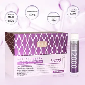 Boisson orale à base de collagène de tomate blanche aux baies éternelles Qianmeiren pour adultes - Boisson à base de plantes, bienfaits éclaircissants pour la peau - Product Image 4