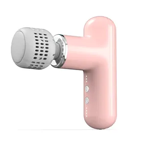 Wholesale Muscle Hot Cold Deep Tissue Percussion Professional Mini Massage Gun Portable Rechargeable Device With Four Heads