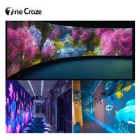 Sistema de Pantalla de Proyección, Arte Digital Dinámico Inmersivo Virtual para Proyección o Visualización en Pantalla, Software de Fusión de Bordes