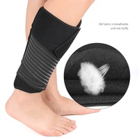 Attelle de compression réglable pour hommes et femmes avec sangle extensible pour gonfler les muscles des varices