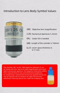 PEXMART OEM 맞춤형 생물학적 현미경에 대한 3 년 보증 185 무색 구리 대물 렌즈 - Product Image 5