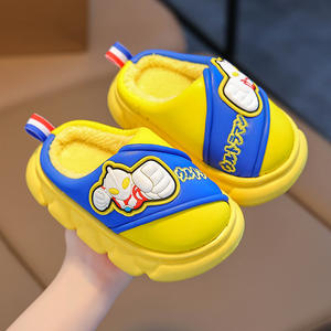 Women's Canvas Cotton Fluffy Cute Puppy-pattern Winter Warm Eco-friendly Slip-resistant Plastic-<b>soled</b> Plush Evergreen Outdoor - Product Image 3