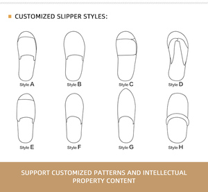 Pantuflas <span class=keywords><strong>de</strong></span> Hotel con Logotipo Bordado, <span class=keywords><strong>de</strong></span> Lujo, <span class=keywords><strong>de</strong></span> Terciopelo, Suaves, Premium, para Uso en Resorts y Cruceros, Personalizadas - Product Image 4